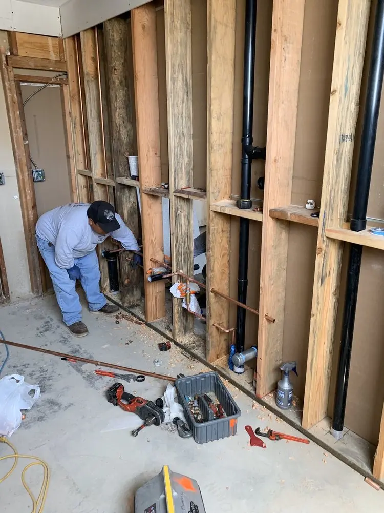 Commercial rough-in plumbing for Commercial Plumbing in Tiburon